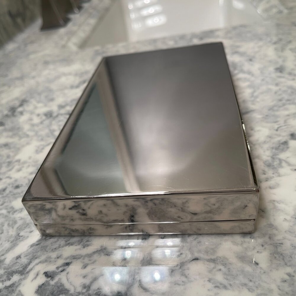 VICTORIA BECKHAM Lizard-Trimmed Box Clutch VBK0708-ID - Picture 6 of 8